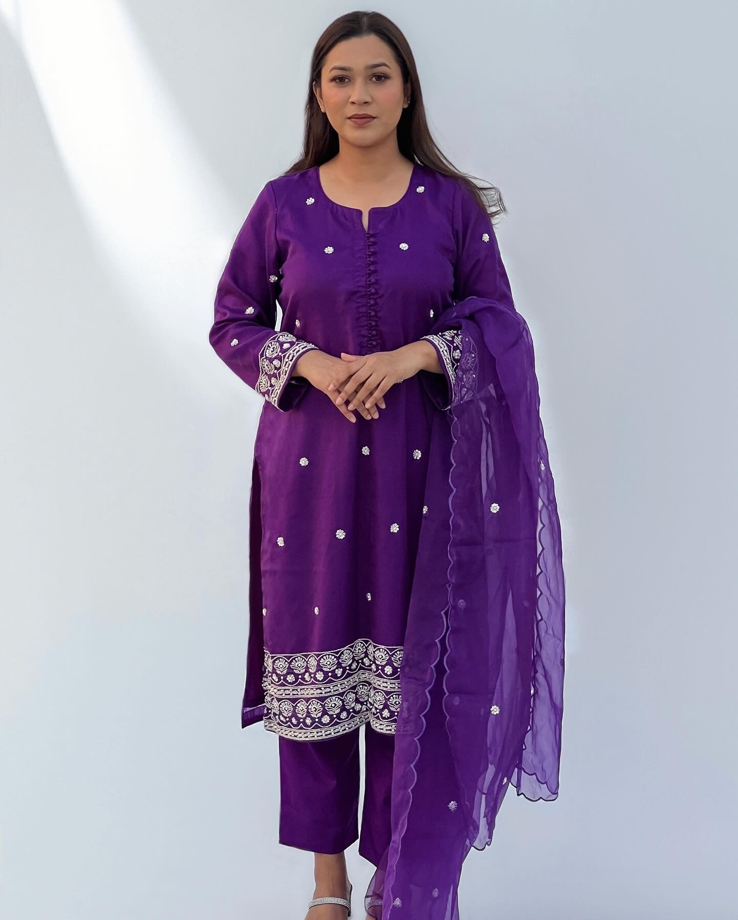 Crescent Charm - Indigo Violet