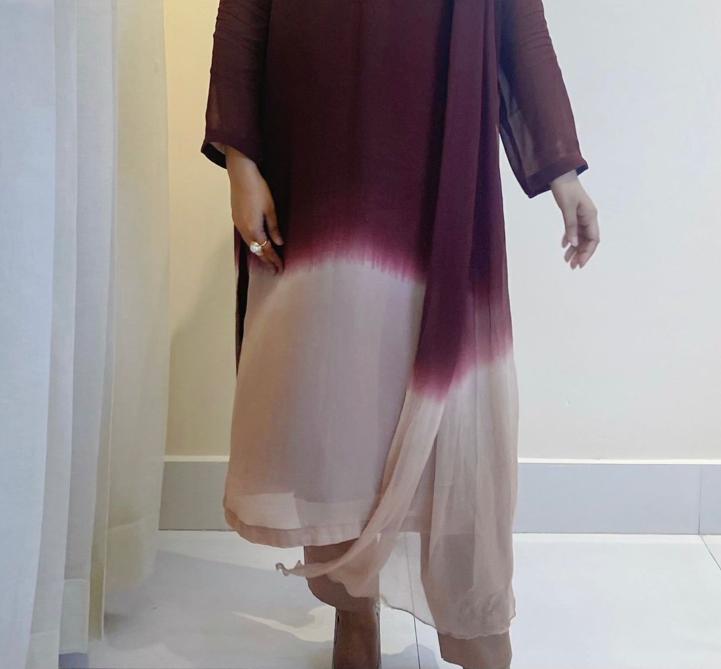 Maroon Ombre