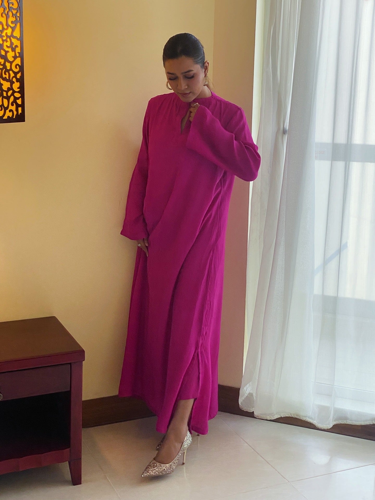 Fuchsia Kaftan