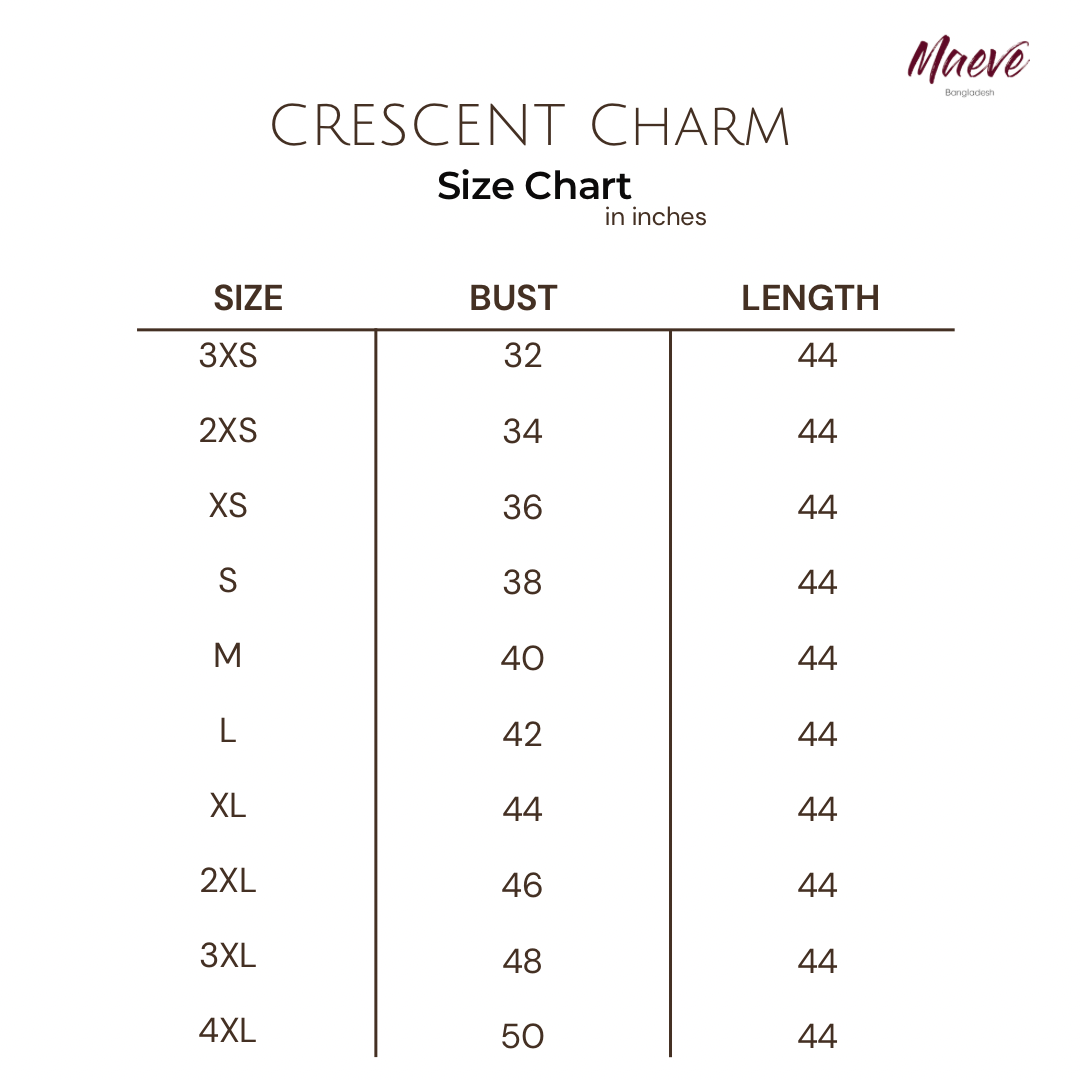 Crescent Charm - Oak Maroon