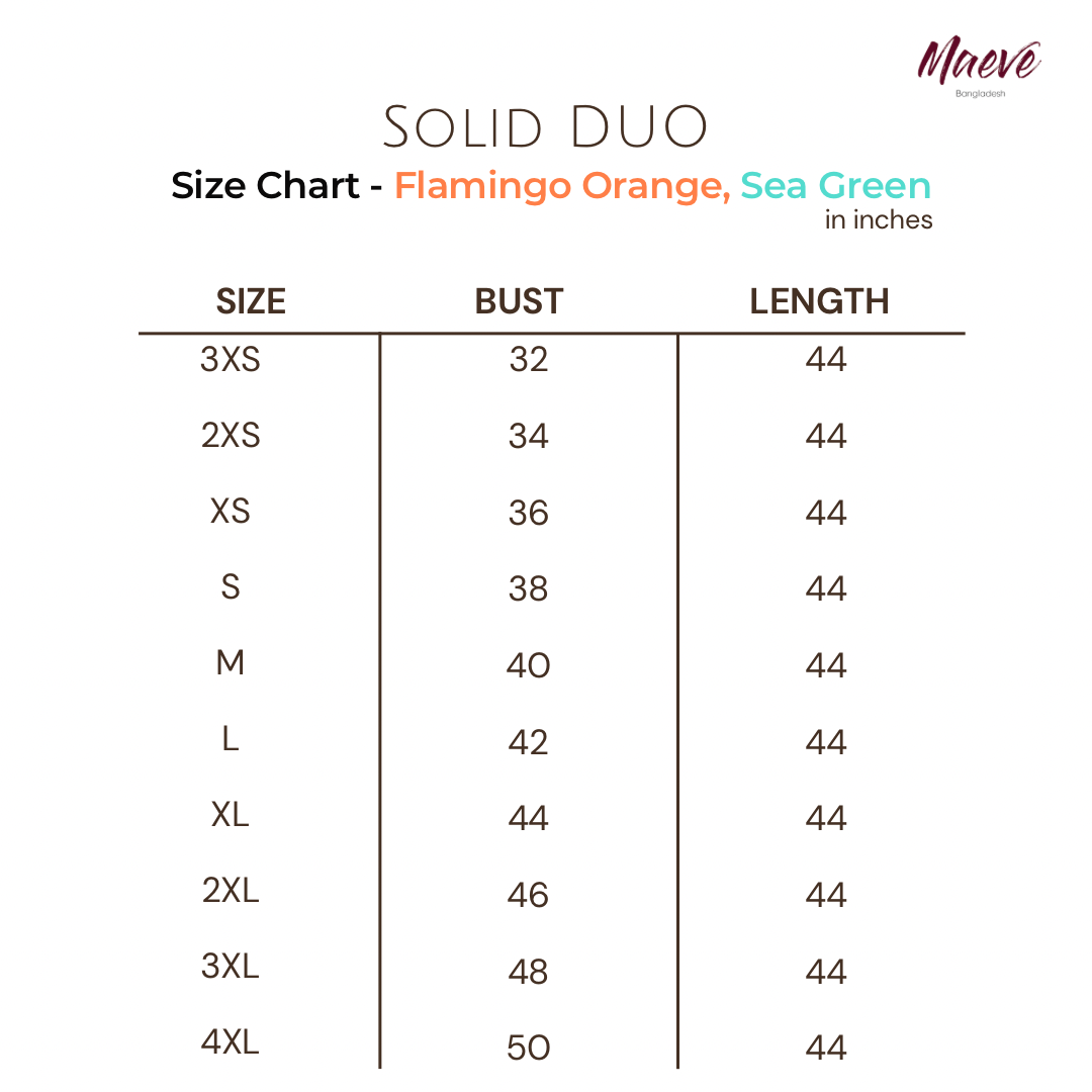 Solid Duo - Flamingo Orange